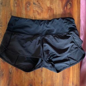 Black lululemon shorts